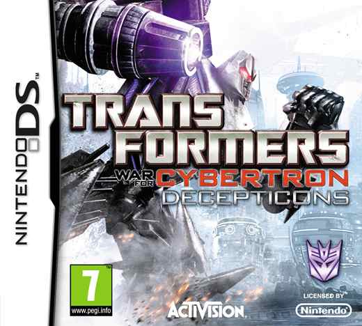 Transformers La Guerra Por Cybertron Decepticons Nds